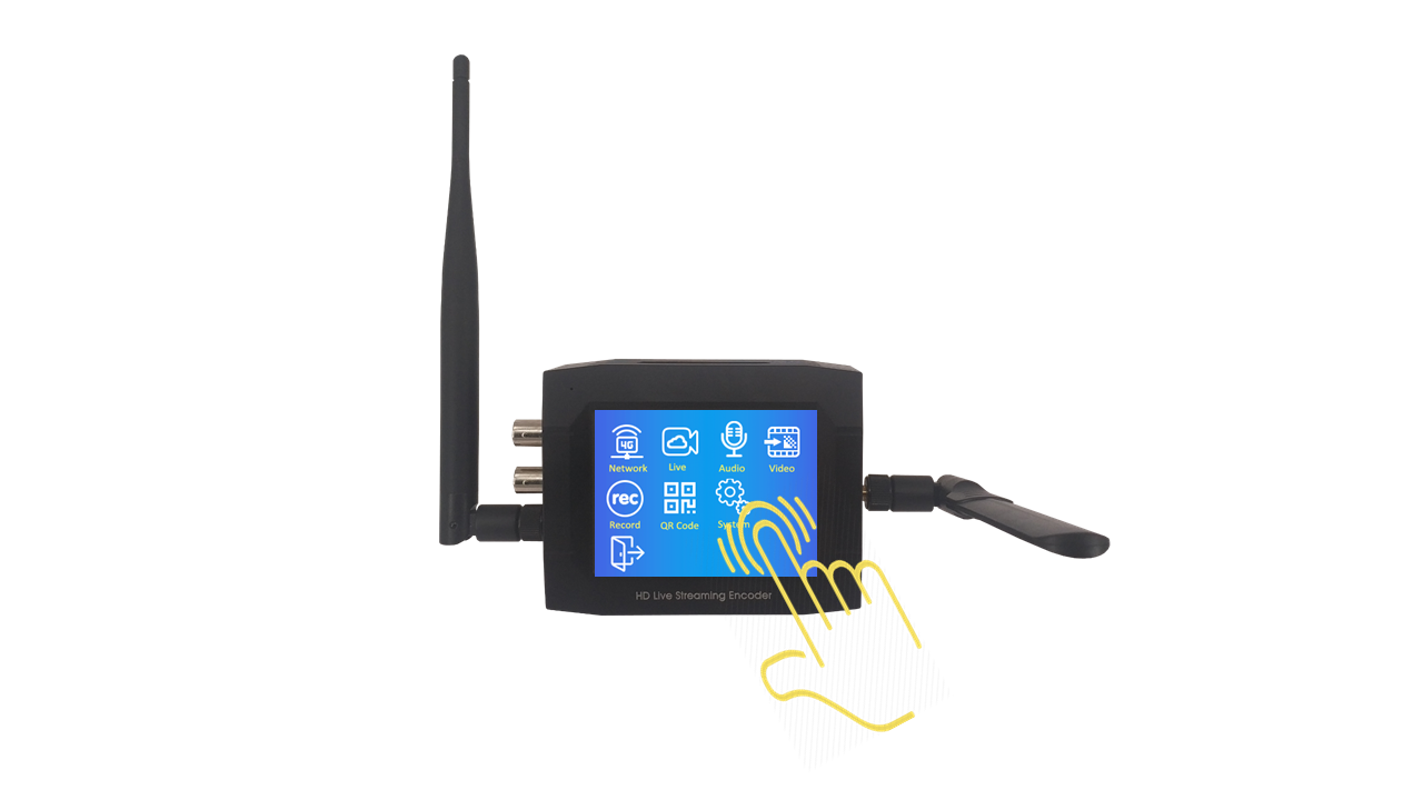 touch screen video stream encoder