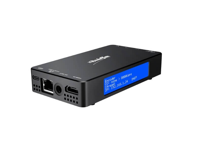 HDMI ZowieBox is both a 4K HDMI encoder decoder and NDI|HX3 converter for standalone live streaming, offering a flexible solution for high-quality online video.