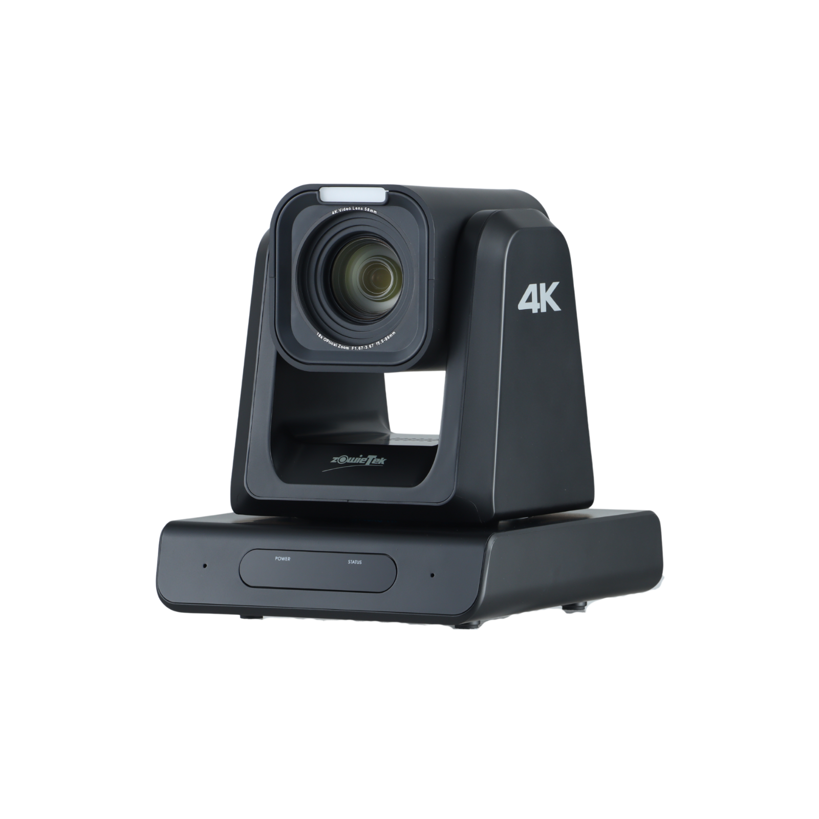 ZowiePTZ Black version is Zowietek’s latest 4K PTZ camera with NDI®|HX3, SDI and HDMI, delivering crisp 4K video, offering 12X, 18X, and 25X optical zoom for live production.