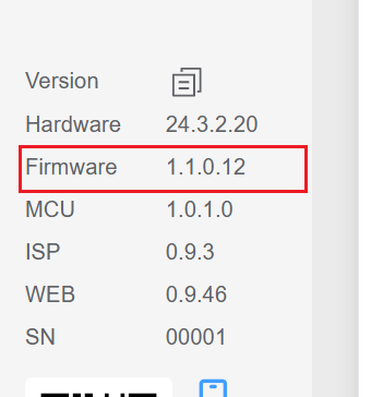1. Versions 1.1.0.7 and later support SRT local streaming services. Please make sure that the current version is greater than 1.1.0.7.