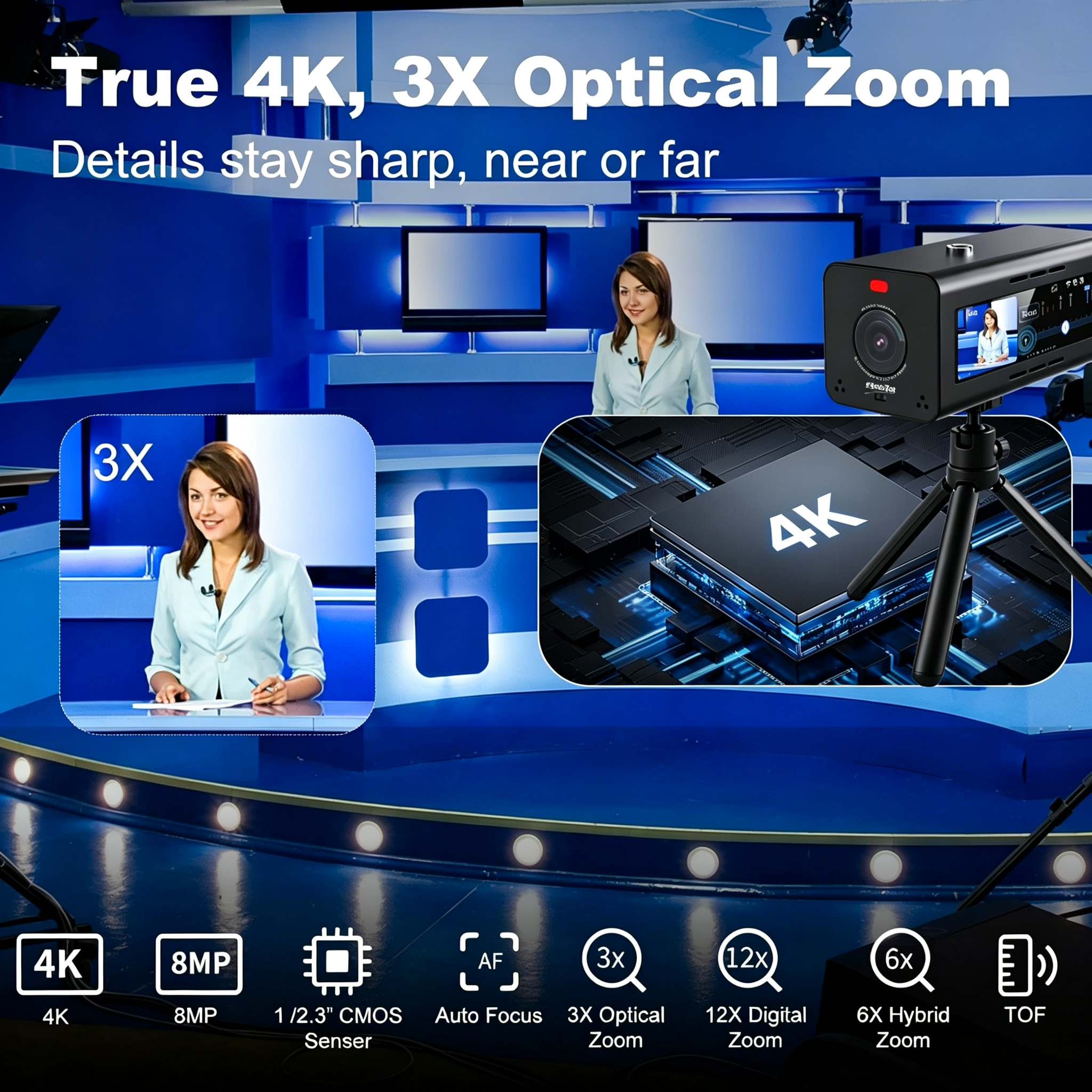 POVZOOM Air 4K Mini Optical Zoom Camera - Image 5